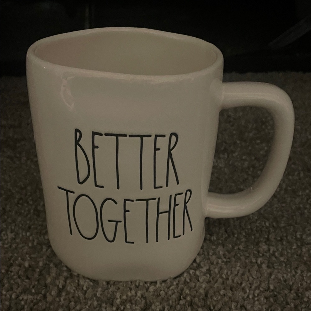 Rae Dunn Cream 'Better Together' Mug